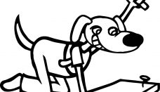 İnşaat Ustası Köpek Boyama Sayfası