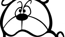 Sevimli Köpek Boyama Sayfası