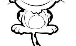 Sevimli Kedi Boyama Sayfasi